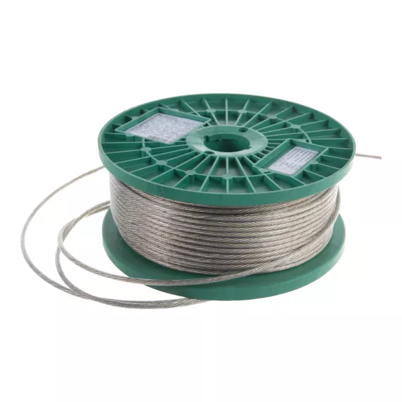 Металлополимерный трос СИБРТЕХ прозрачный ПР-4,0 47630, изображение 2