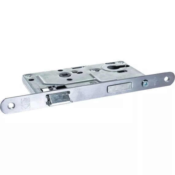 Корпус замка DOORLOCK DL402/55 PZ72 MCR матовый хром, реверсивный, II класс 75311