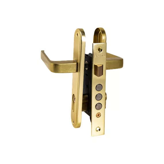 Врезной замок APECS 1026/60-G 0108G 03304, изображение 2