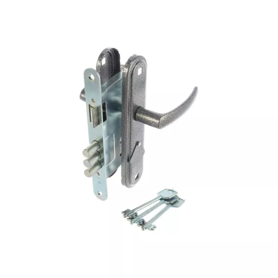 Врезной замок ЗЕНИТ Омега-ЗВ9.1-02ЗВ9.2 серебро 19447, изображение 2