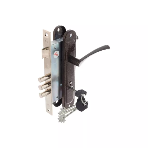 Врезной замок ЗЕНИТ ЗВ9-6-01 медь 29268, изображение 2