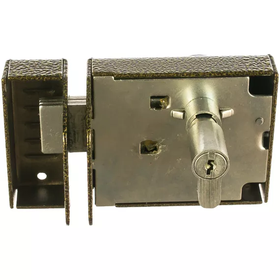 Накладной замок ЗЕНИТ Зенит-ЗН-1-2.1 бронза 07275, изображение 2