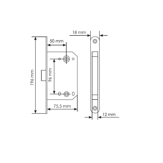 Сантехническая магнитная защелка MORELLI M1895 SC цвет-матовый хром 9011267, изображение 2