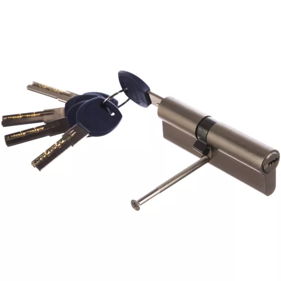 Цилиндр DOORLOCK V 2300AB N серия Variant, никелированный, 40x50 мм, 5 перф.ключей 79065, изображение 2