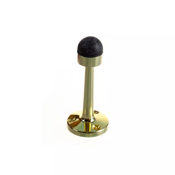 Дверной настенный ограничитель РЕНЦ латунь античная INDS 77 PB, изображение 2