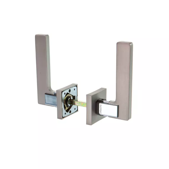 Дверная ручка ORO&ORO никель суперматовый/хром блестящий КВ 927-13 MSN/CP, изображение 2