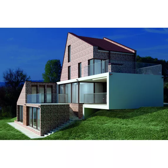 Искусственный камень плоский White Hills Брюгге Брик 316-70 коричневый, изображение 3