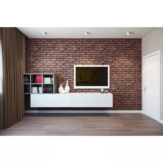 Искусственный камень плоский Leonardo Stone Лондон 408 коричневый, изображение 2