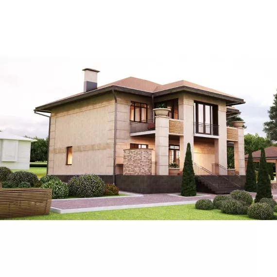 Искусственный камень плоский Leonardo Stone Форли 709 коричневый, изображение 3