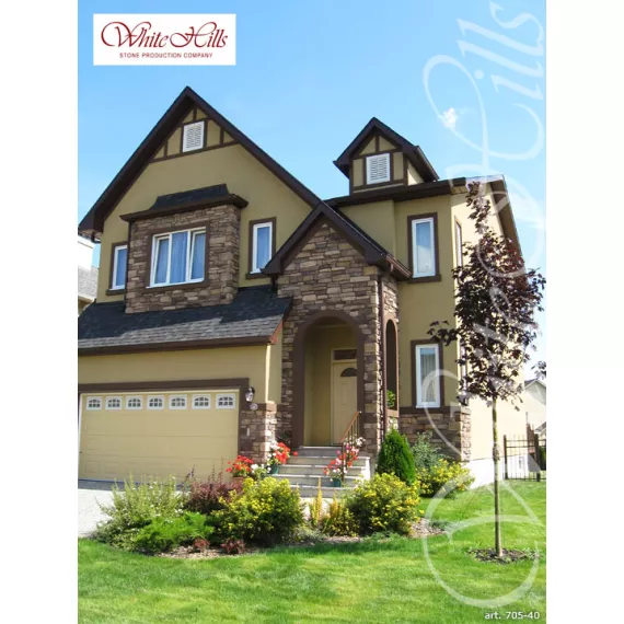 Искусственный камень плоский White Hills Тевиот 705-40 коричневый, изображение 3