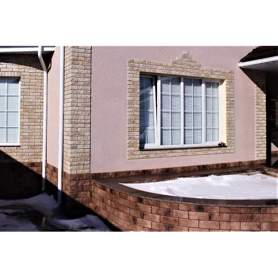 Искусственный камень плоский White Hills Лорн 417-40 коричневый, изображение 3