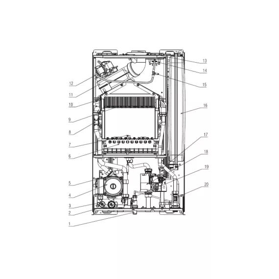 Газовый котел BERETTA CIAO 16 CSI 20068314, изображение 2