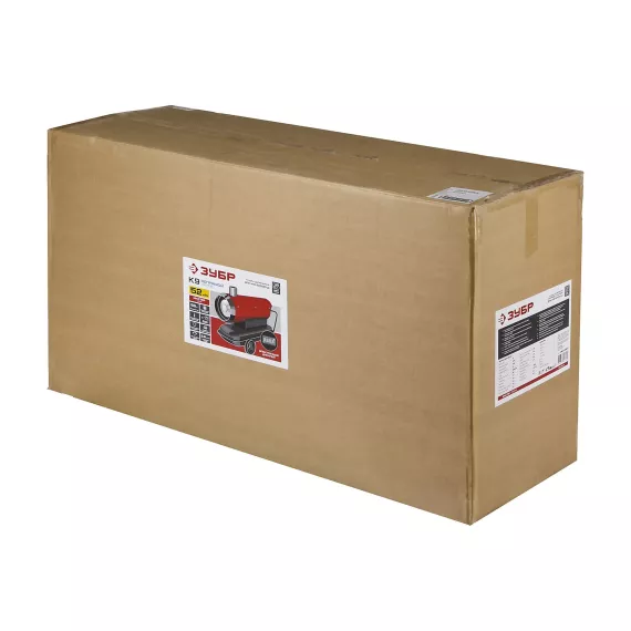 Дизельная тепловая пушка непрямого нагрева ЗУБР ДПН-К9-52000-Д, изображение 2