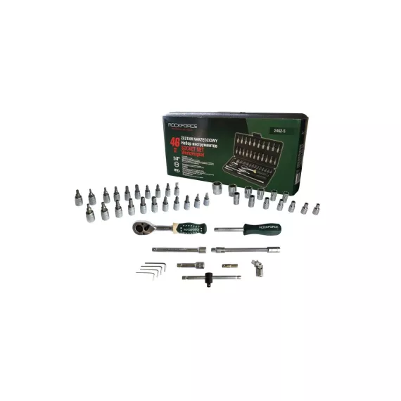 Набор торцевых головок и насадок ROCKFORCE RF-2462-5, изображение 2