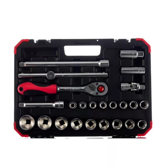 Набор торцевых головок 1/2 дюйма, 24 шт Carolus 3018865, изображение 2