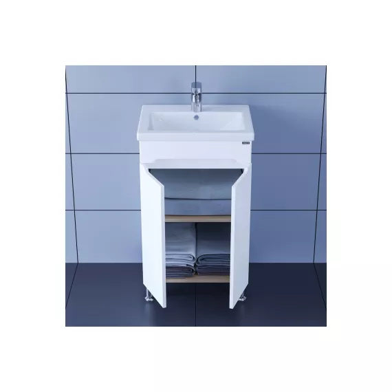 Напольная тумба СаНта Лондон 50 под умывальник Фостер 50 224014, изображение 2