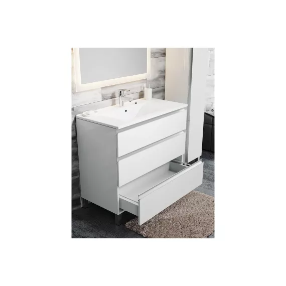 Тумба SANVIT Авеню-3 90 белый глянец kavenu3090w, изображение 2