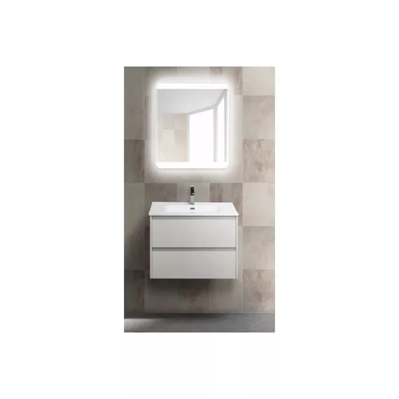 Подвесная база под раковину BelBagno KRAFT-600-2C-SO-BO Bianco Opaco, изображение 2