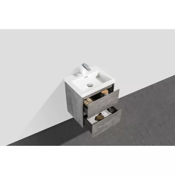 Подвесная база под раковину BelBagno PIETRA Stucco Cemento MINI-500-2C-SO-SCM, изображение 2