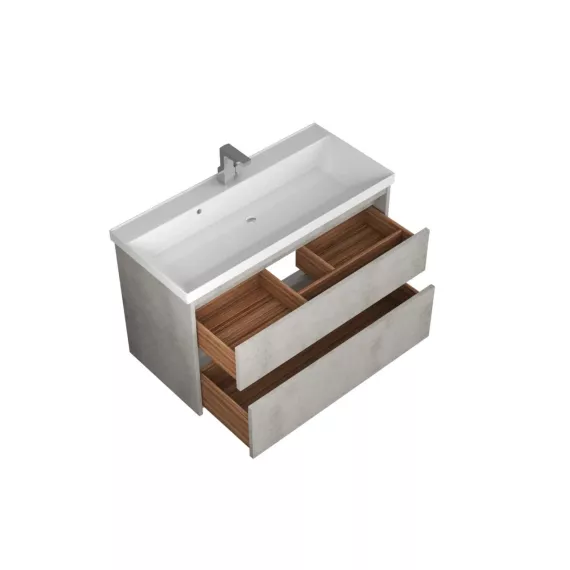 Тумба Veneciana MUSKAT 100 светлый камень под умывальник Classic 100 510007, изображение 2