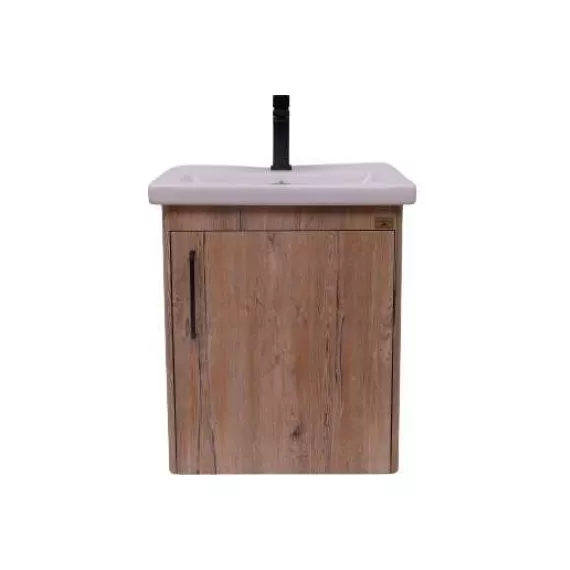 Подвесная тумба Alcora Mabel для Como/Moduo 50, дуб галифакс, рисунок вертикальный 31155, изображение 2