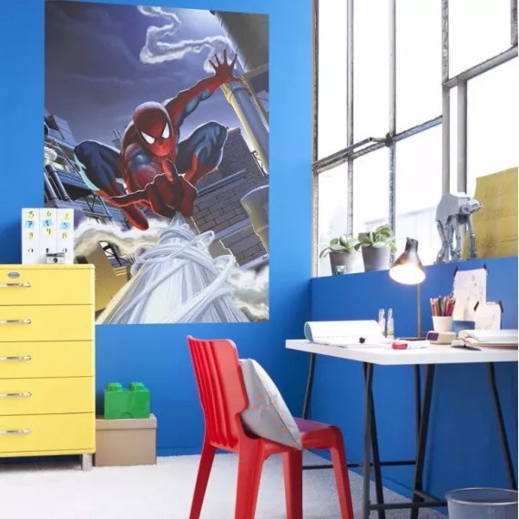 Фотообои бумажные Komar Spider-Man Rooftop 1-424 1,27x1,84 м, изображение 2