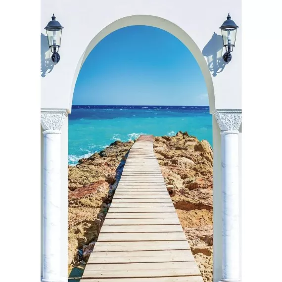 Фотообои виниловые на флизелиновой основе Decocode Выход к морю 21-0408-PL 2х2,8 м