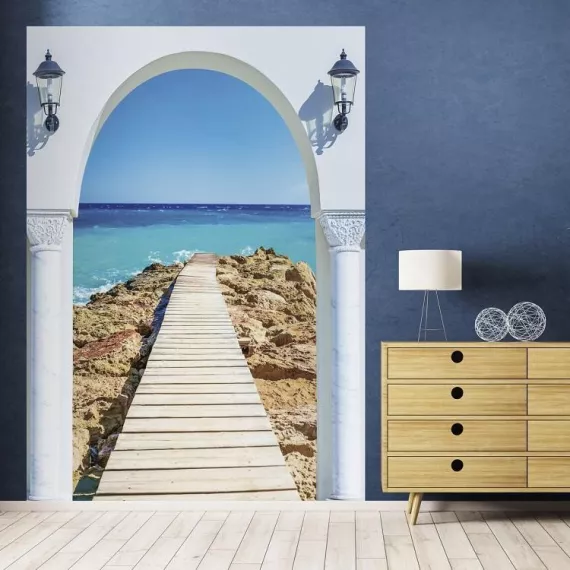 Фотообои виниловые на флизелиновой основе Decocode Выход к морю 21-0408-PL 2х2,8 м, изображение 2