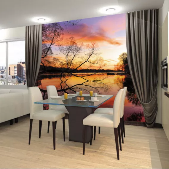 Фотообои виниловые на флизелиновой основе Decocode Закат 31-0046-PR 3х2,8 м, изображение 2