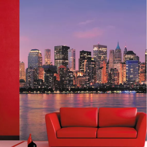 Фотообои виниловые на флизелиновой основе Decocode Сумеречный Нью-Йорк 31-0101-WV 3х2,8 м, изображение 2
