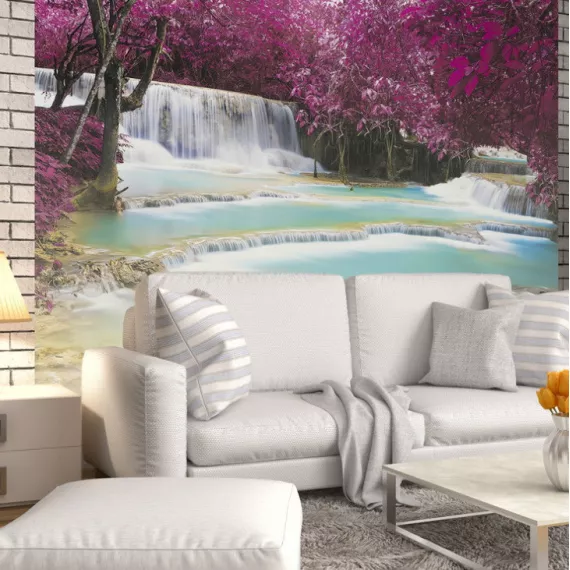 Фотообои виниловые на флизелиновой основе Decocode Розовая заводь 31-0410-PR 3х2,8 м, изображение 2