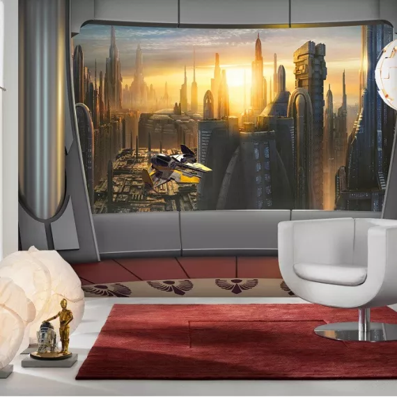 Фотообои бумажные Komar Star Wars Coruscant View 8-483 3,68х2,54 м, изображение 2
