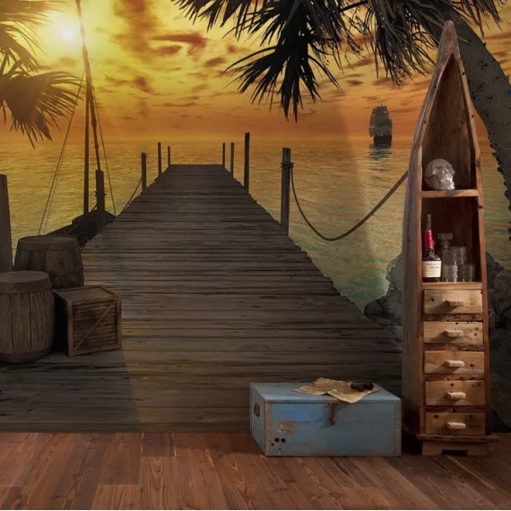 Фотообои бумажные Komar Treasure Island 8-918 3,68х2,54 м, изображение 2