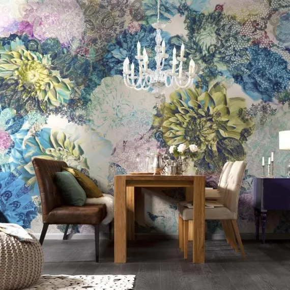 Фотообои бумажные Komar Frisky Flowers 8-941 3,68х2,54 м, изображение 2