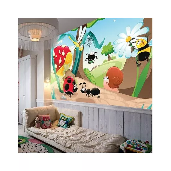 Фотообои виниловые на флизелиновой основе Decocode Веселая полянка 13-0299-CG 2,5х1,3 м, изображение 2