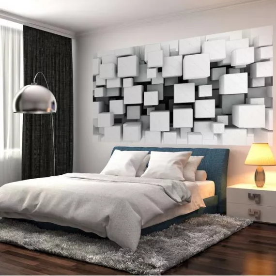 Фотообои виниловые на флизелиновой основе Decocode Кубы 13-0419-AB 2,5х1,3 м, изображение 2