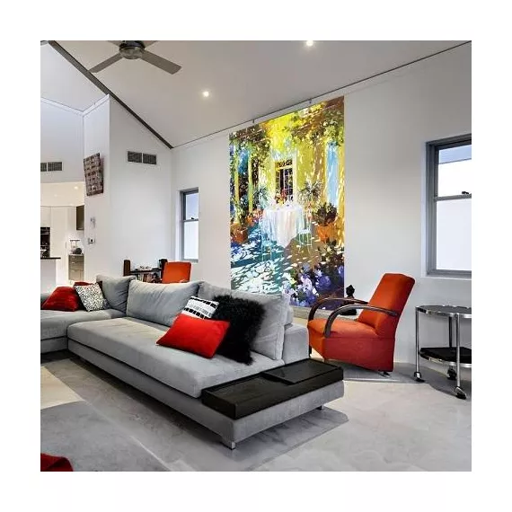 Фотообои виниловые на флизелиновой основе Decocode Завтрак на террасе 21-0332-ZY 2х2,8 м, изображение 2