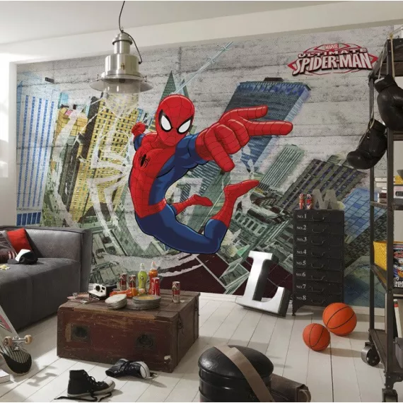 Фотообои бумажные Komar Spider-Man Concrete 8-467 3,68x2,54 м, изображение 2