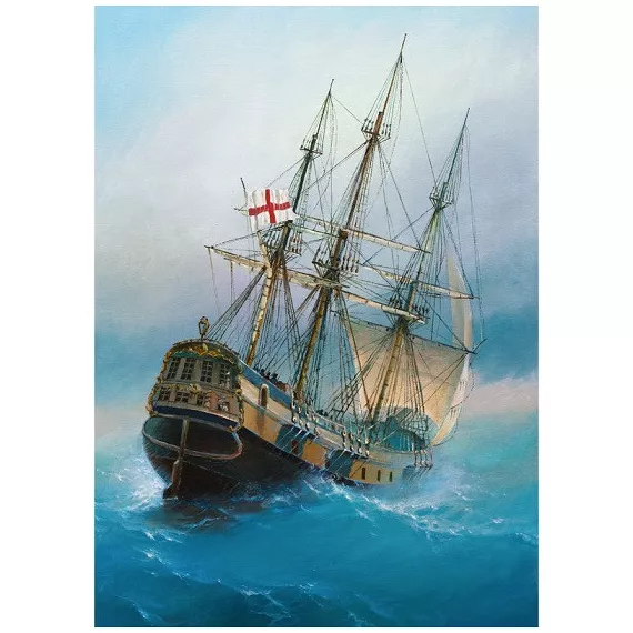 Фотообои виниловые на флизелиновой основе Decocode Морской фрегат 21-0076-ML 2х2,8 м