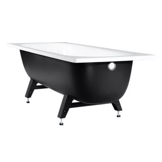 Ванна ВИЗ Tevro 170х70х40 см, стальная эмалированная, с опорной подставкой ОР-01207 94936, изображение 2