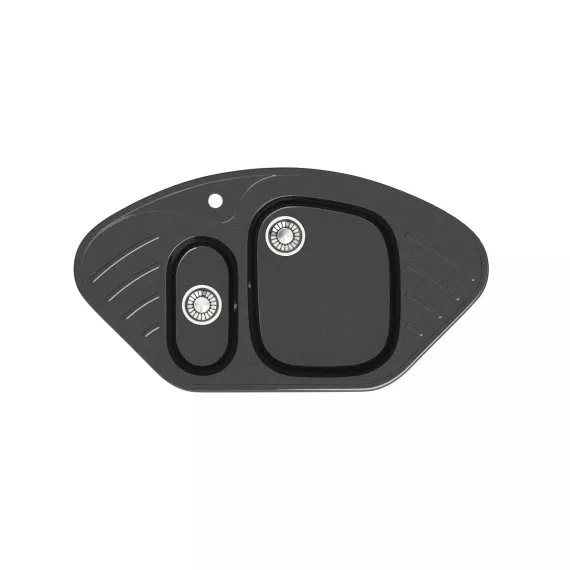 Кухонная мойка GLANZ цвет: чёрный J-023-32
