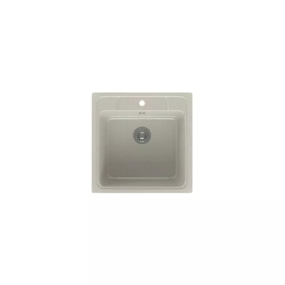 Глянцевая мойка HORKE М-34 бежевый металлик М34W03, изображение 2