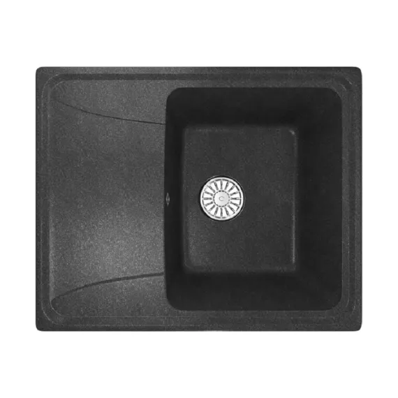 Мойка MIXLINE ML-GM26 с крылом, антрацит 343, 470х580х190 мм 547657, изображение 2