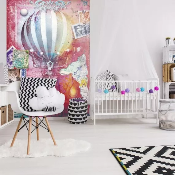 Фотообои виниловые на флизелиновой основе Decocode Воздушный шар 21-0410-CR 2х2,8 м, изображение 2