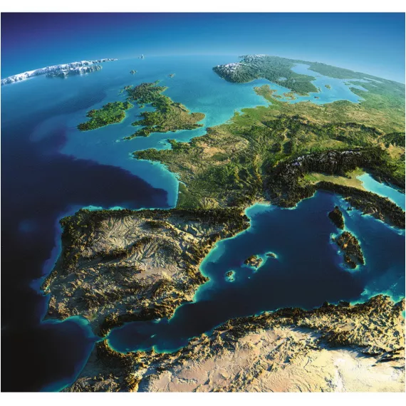 Фотообои виниловые на флизелиновой основе Decocode Земля 31-0181-PL 3х2,8 м