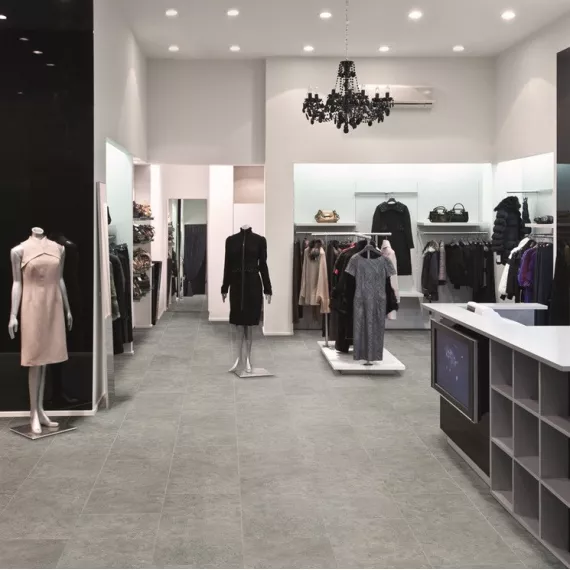 Плитка напольная ПВХ IVC Ultimo 46968M Perlato Stone клеевая, изображение 2