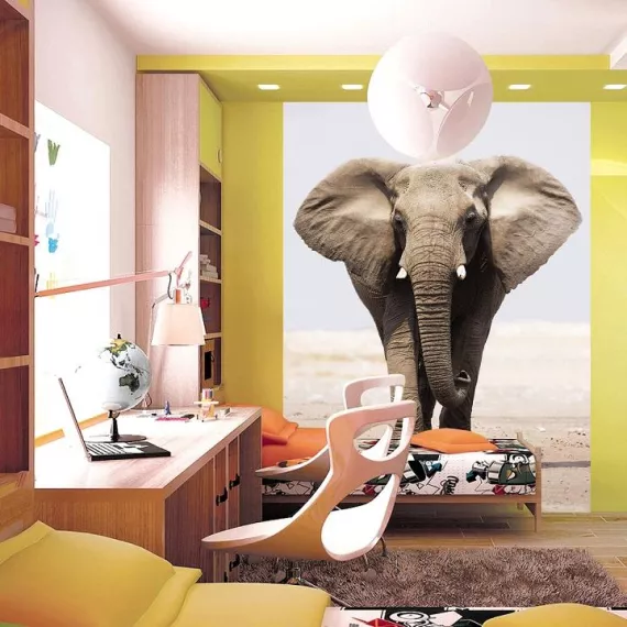 Фотообои виниловые на флизелиновой основе Decocode Слон 21-0211-NE 2х2,8 м, изображение 2
