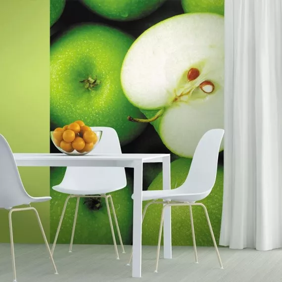 Фотообои виниловые на флизелиновой основе Decocode Яблочный микс 21-0056-UW 2х2,8 м, изображение 2