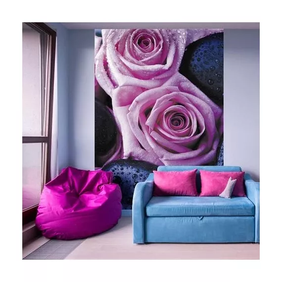 Фотообои виниловые на флизелиновой основе Decocode Бурбонская роза 21-0336-FR 2х2,8 м, изображение 2