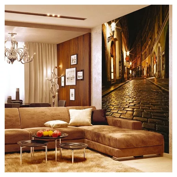 Фотообои виниловые на флизелиновой основе Decocode Ночной бульвар 21-0008-YB 2х2,8 м, изображение 2